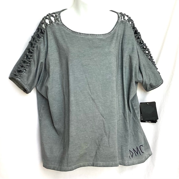 NWT XL Harley-Davidson Women’s 2016 Limited Edition Gray Knotted SS Shirt - Picture 1 of 13